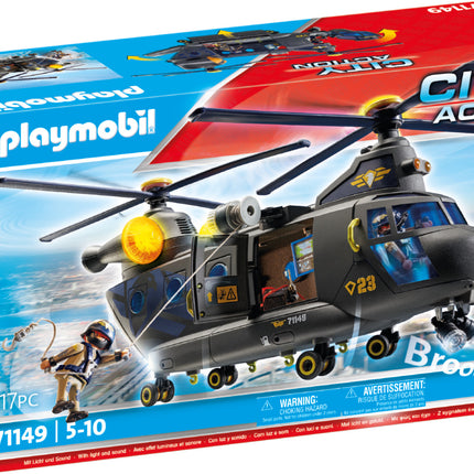 Playmobil Tactical Police: Large Helicopter