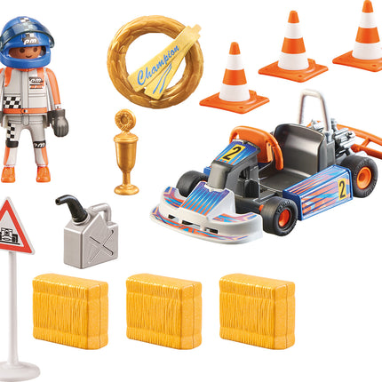 Playmobil Go-Kart Racer Gift Set
