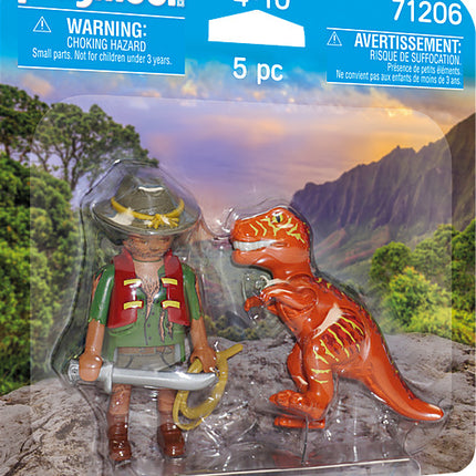 Playmobil Adventurer with T-Rex
