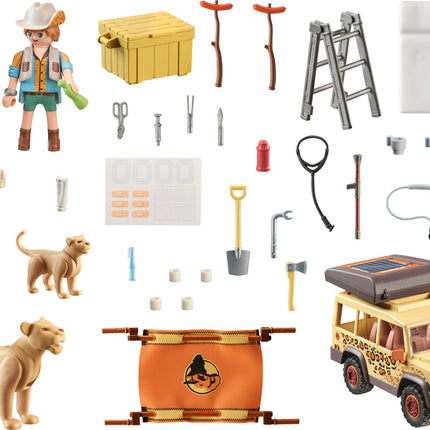 Playmobil Wiltopia - Cross-Country Vehicle with Lions