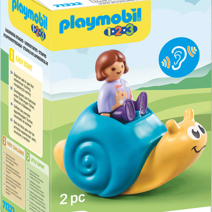 Playmobil 1.2.3: Rocking Snail with Rattle Feature