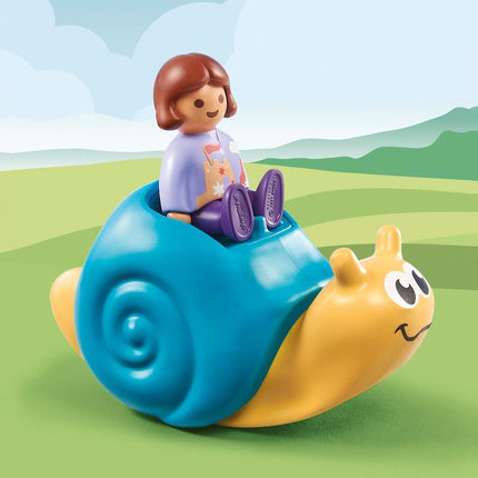 Playmobil 1.2.3: Rocking Snail with Rattle Feature