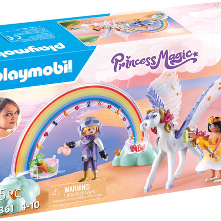 Playmobil Pegasus with Rainbow in the Clouds