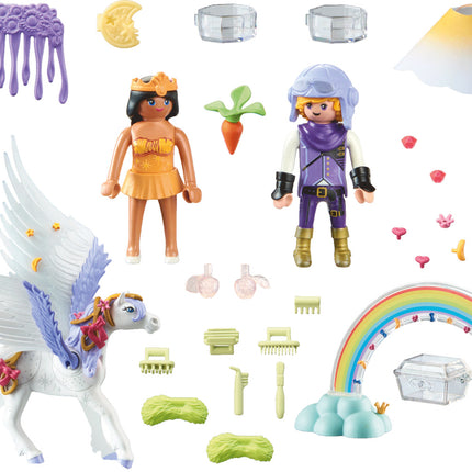 Playmobil Pegasus with Rainbow in the Clouds