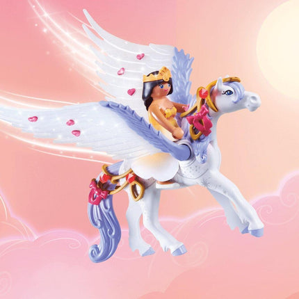 Playmobil Pegasus with Rainbow in the Clouds