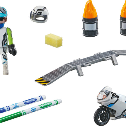 Playmobil Color: Motorbike