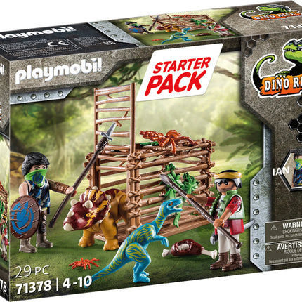 Playmobil Starter Pack Triceratops Release Team