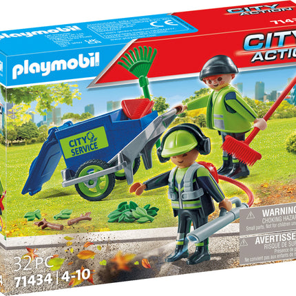 Playmobil Street Cleaning Team