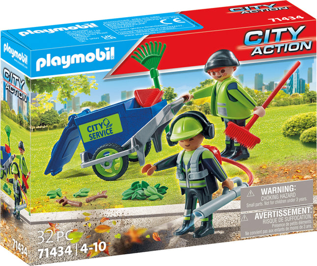 Playmobil Street Cleaning Team