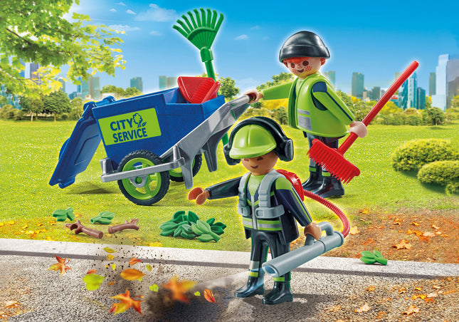 Playmobil Street Cleaning Team