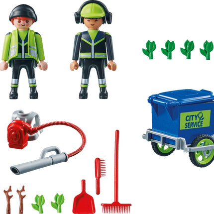 Playmobil Street Cleaning Team