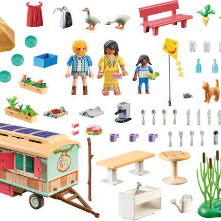 Playmobil Cozy site trailer cafe