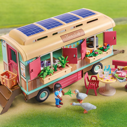 Playmobil Cozy site trailer cafe