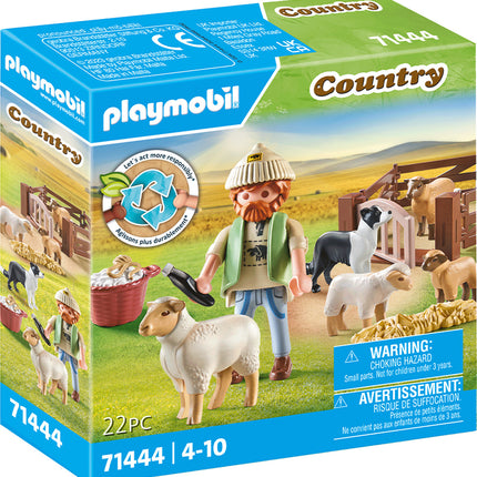 Playmobil Young Shepherd with flock of sheep