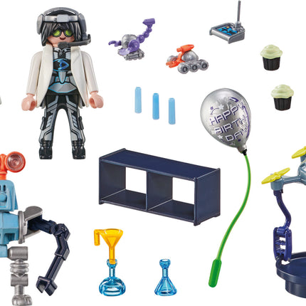 Playmobil Researchers with Robots