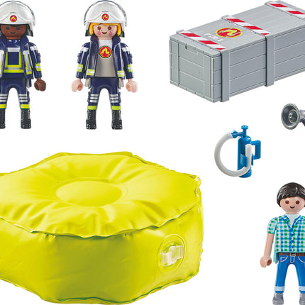 Playmobil Firefighter with air pillow