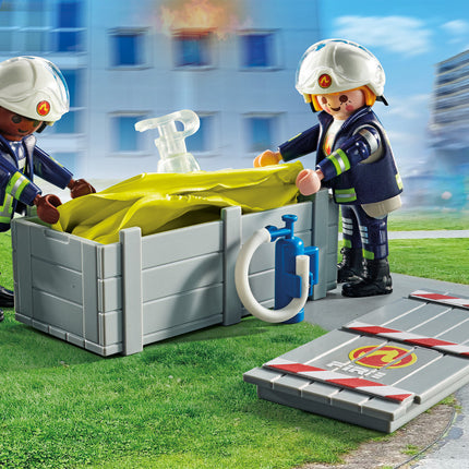 Playmobil Firefighter with air pillow