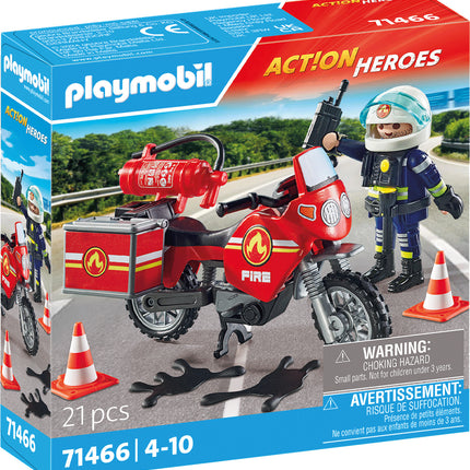 Playmobil Fire Motorcycle
