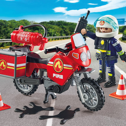 Playmobil Fire Motorcycle