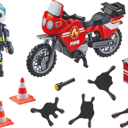 Playmobil Fire Motorcycle