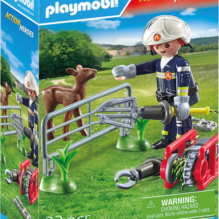 Playmobil Firefighter Animal Rescue