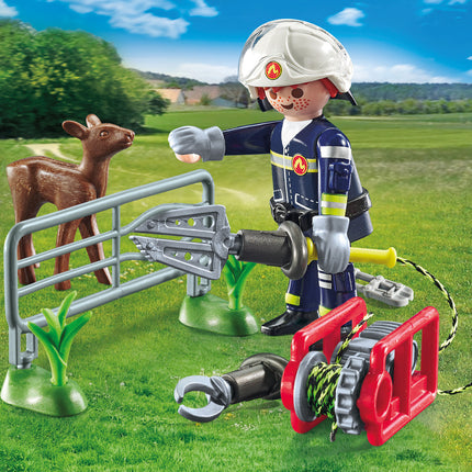 Playmobil Firefighter Animal Rescue