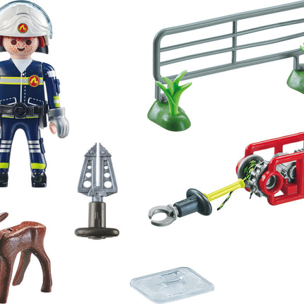 Playmobil Firefighter Animal Rescue