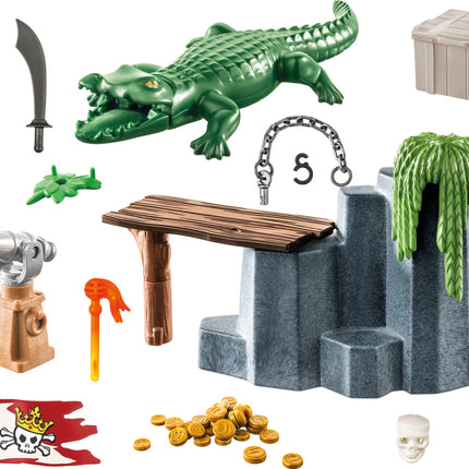 Playmobil Pirate with alligator