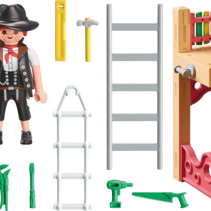 Playmobil Carpenter on tour / TINY HOUSE