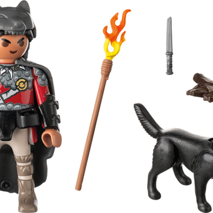Playmobil Warrior with Wolf