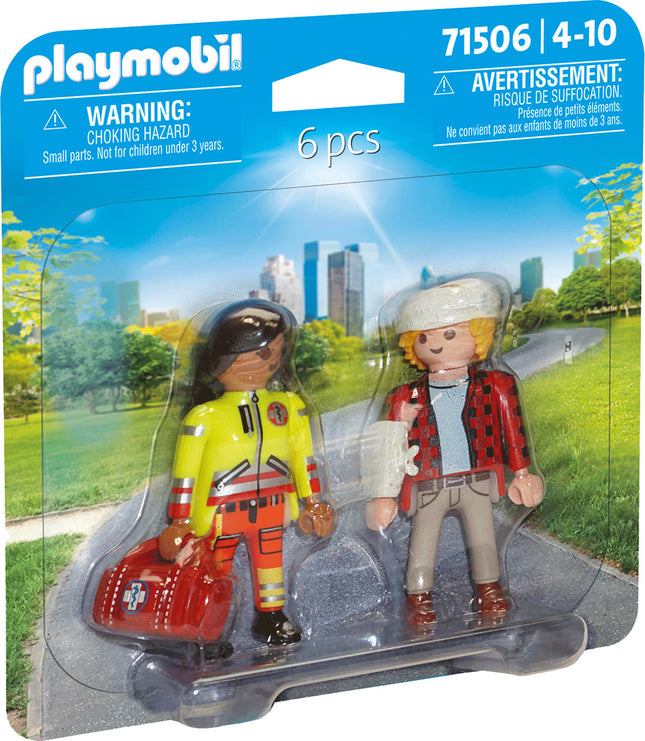 Playmobil Paramedic with patient