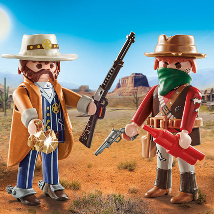 Playmobil Bandit and Sheriff