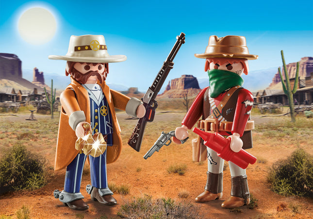 Playmobil Bandit and Sheriff