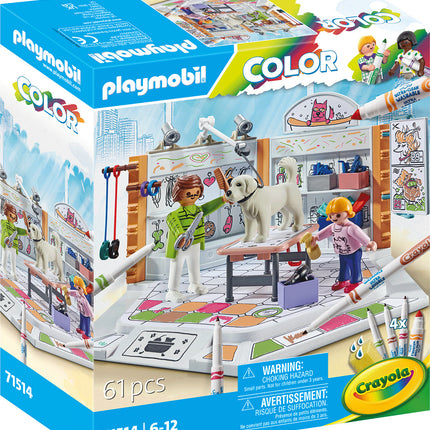 Playmobil Color Dog Salon