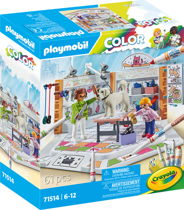 Playmobil Color Dog Salon