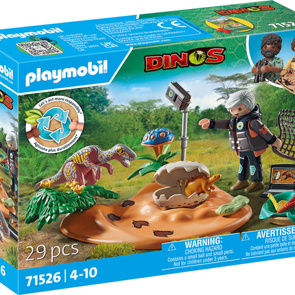 Playmobil Stegosaurus Nest with Egg Thief
