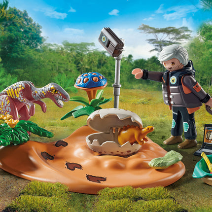 Playmobil Stegosaurus Nest with Egg Thief
