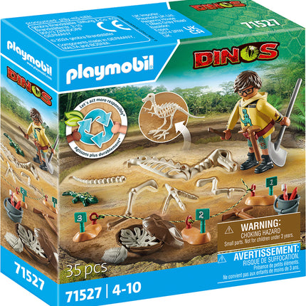 Playmobil Archaeological Dig with Dinosaur Skeleton