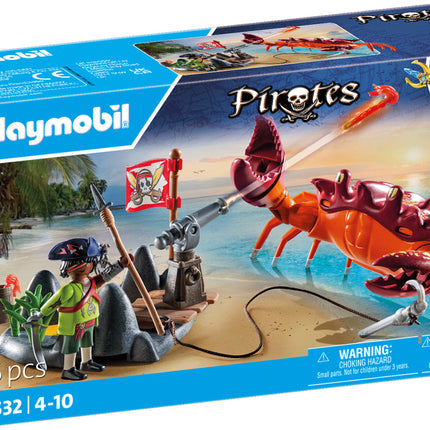 Playmobil Battle against the Giant Crab