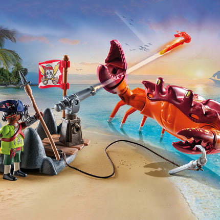 Playmobil Battle against the Giant Crab
