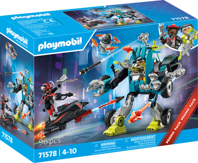 Playmobil Robot vs. glider
