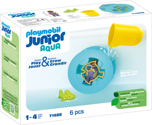 Playmobil Junior: Water Wheel with Baby Shark