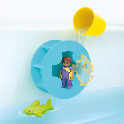Playmobil Junior: Water Wheel with Baby Shark