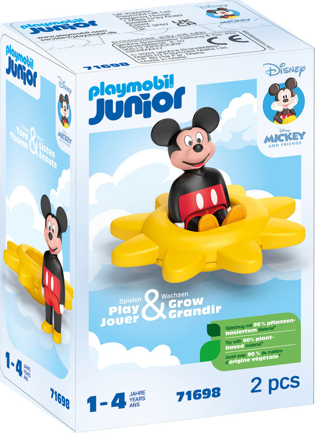 Playmobil Junior & Disney: Mickey Mouse's Spinning Sun with Rattle Feature