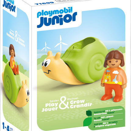 Playmobil Junior: Rocking Snail with Rattle Feature
