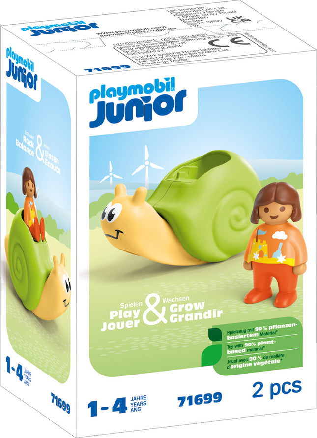 Playmobil Junior: Rocking Snail with Rattle Feature