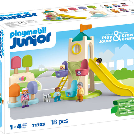 Playmobil Junior: Adventure Tower with Ice Cream Booth