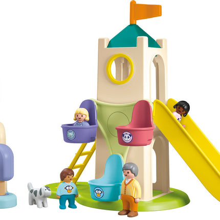 Playmobil Junior: Adventure Tower with Ice Cream Booth