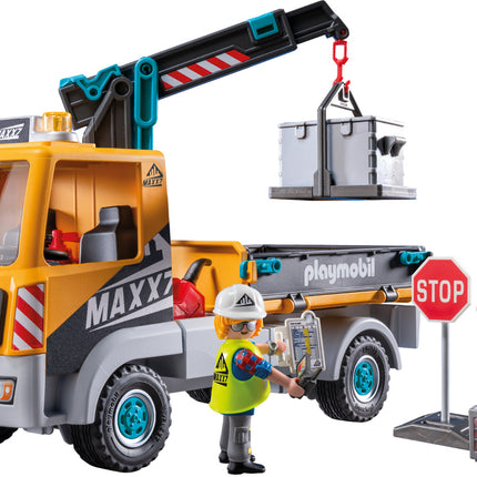 Construction Truck with Crane