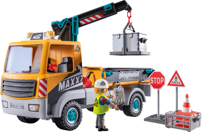 Construction Truck with Crane